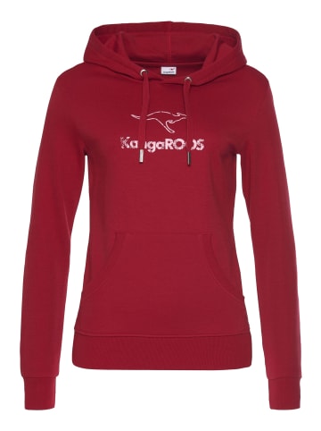 Kangaroos Hoodie in rot