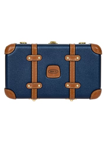 BRIC`s Bellagio Umhängetasche 20 cm blau-tabak