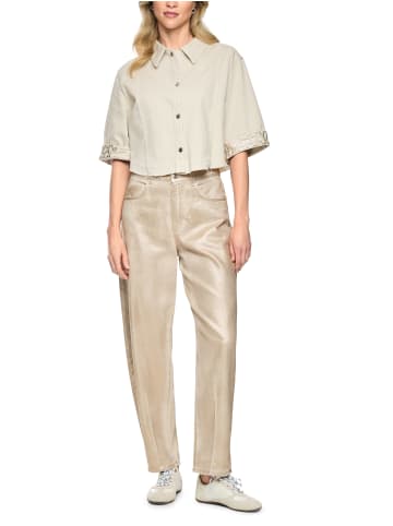 MARC CAIN SPORTS  Jeans RUMA mit Gold-Finish in Champagne Gold