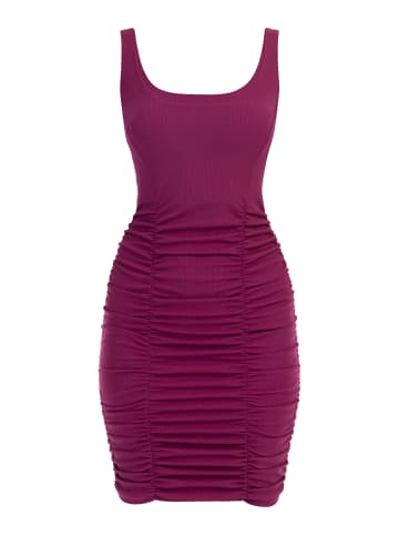 myMo at night Damen Trägerkleid Mini in Fuchsia