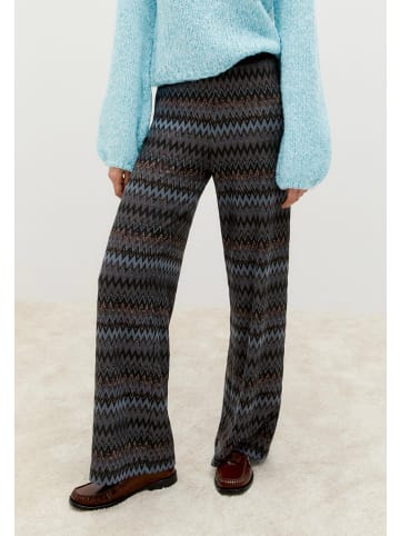 More & More edel glänzende Schlupfhose in lurex zickzack