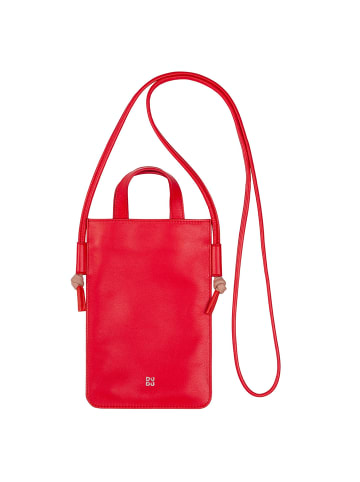 DuDu Faro Handytasche Leder 13 cm in flammenrot