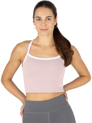 Circle Five Sporttop mit integriertem BH mit leichter Stützkraft in Rosa