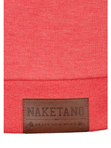 naketano Sweat Hoody Theo's Lieblingspulli Cherry Red Melange