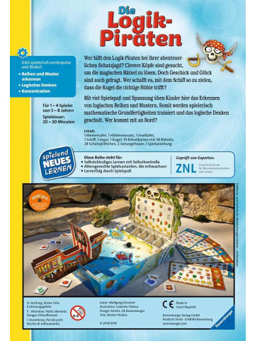 Ravensburger Ravensburger Aktionsspiel Die Logik-Piraten in bunt