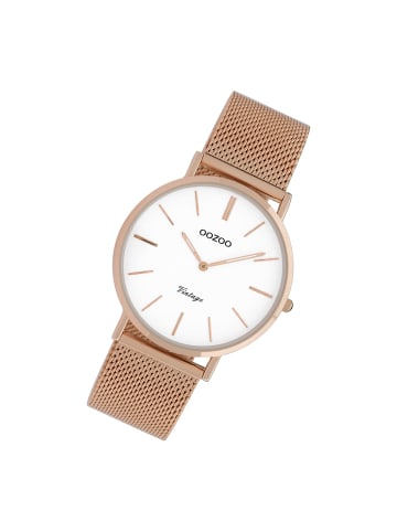 Oozoo Analog-Armbanduhr Oozoo Vintage Series rosegold mittel (ca. 36mm)