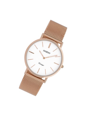 Oozoo Armbanduhr Oozoo Vintage Series rosegold mittel (ca. 36mm)