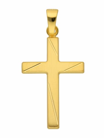 Adeliás 333 Gold Kreuz Anhänger in gold