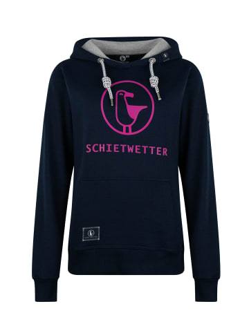 SCHIETWETTER SCHIETWETTER Hoodie Möwe Lotte in navy/neonpink