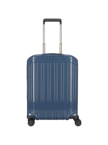 Piquadro PQ-Light 4-Rollen Kabinentrolley 55 cm in blue