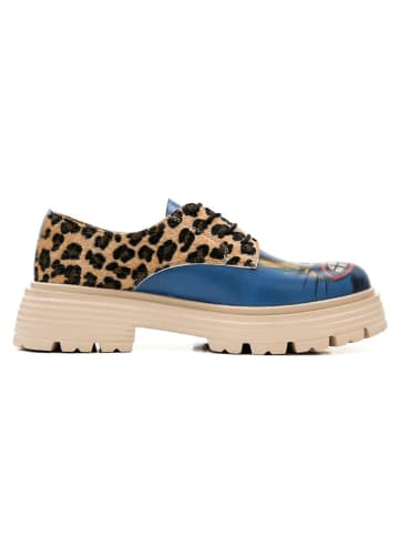 Dogo Brooklyn Halbschuhe - Meow Attack 40 in Blau