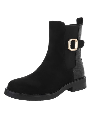 Ital-Design Stiefelette in Schwarz