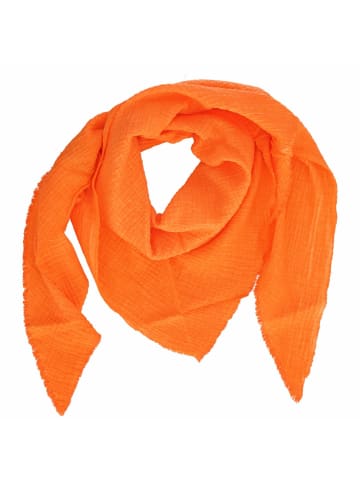 COFI 1453 Lian Schal Halstuch Elagentes Modeaccessoires aus 100% Baumwolle in Neonorange