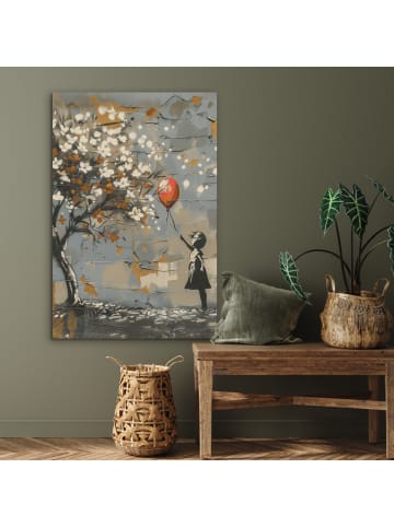 OnlyWow Akustibild Blütenkunst