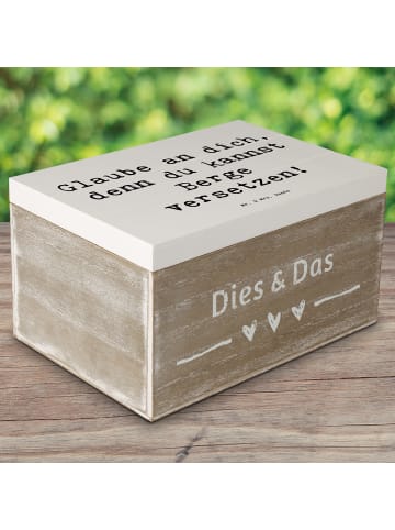 Mr. & Mrs. Panda Aufbewahrungsbox Spruch Selbstvertrauen stärken... in Weiß