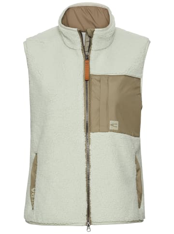 Camel Active Teddy Weste mit Stehkragen in Eukalyptus