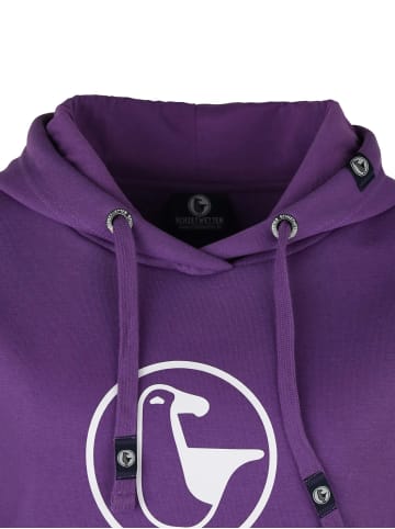 SCHIETWETTER Hoodie "Schietwetter" in lavendel-white