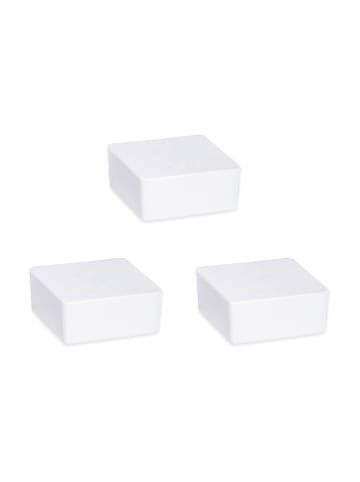 Wenko Raumentfeuchter Cube Nachfüller 1000 g mit Orangenduf, 3er Set, Raumentfeuchter Cube Nachfüller 1000 g mit Orangenduft, 3er Set in Weiß