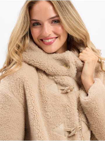 AMBER & JUNE Mantel in beige - 0001
