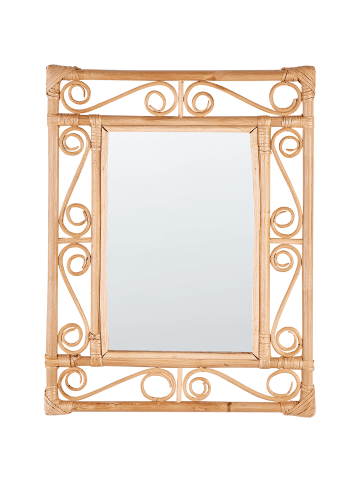 Beliani Wandspiegel AMANU in /Beige - (W) 41 x (H) 52 x (L) 2 cm