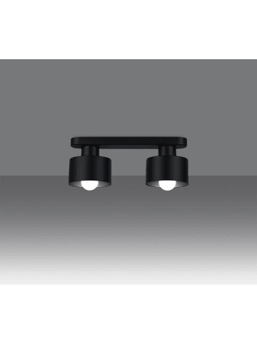 Nice Lamps Deckenleuchte ALASTRO 2 schwarz (L)34cm (B)12cm (H)13cm	