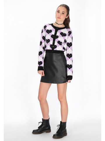 myMo ROCKS Cardigan in black lilac