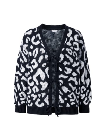 MIAMODA Strickjacke in schwarz