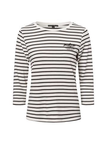 comma T-Shirt in weiß schwarz