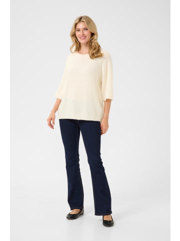 Cream Strickpullover CRBlu Loose fit in Eggnog