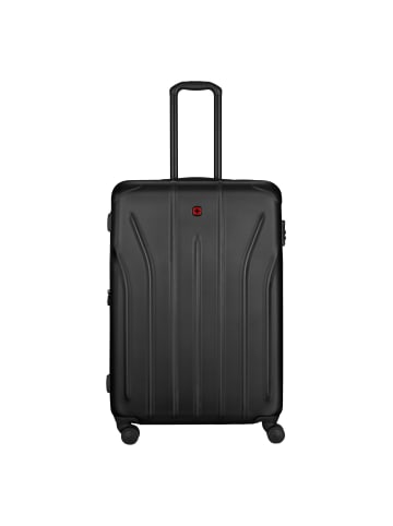 Wenger Oryson 4 Rollen Trolley L 75 cm mit Dehnfalte in schwarz