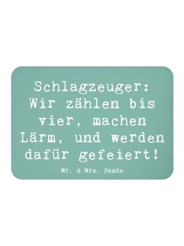 Mr. & Mrs. Panda Magnet Spruch Schlagzeuger Stolz mit Spruch in Meeresbrise