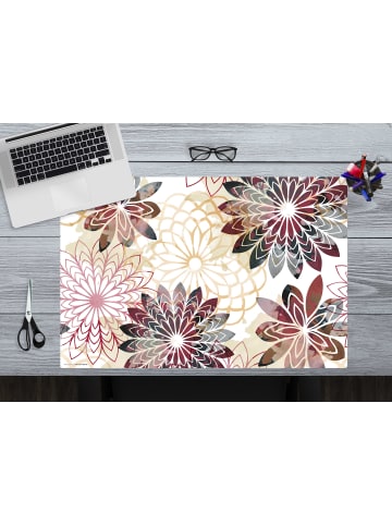 Cover-your-desk.de  Schreibtischunterlage – “verschiedene abstrakte Blüten“ (L)60 x (B)40 