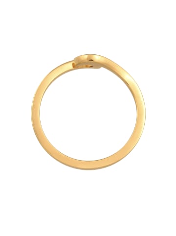 Elli Ring 925 Sterling Silber Wellen in Gold