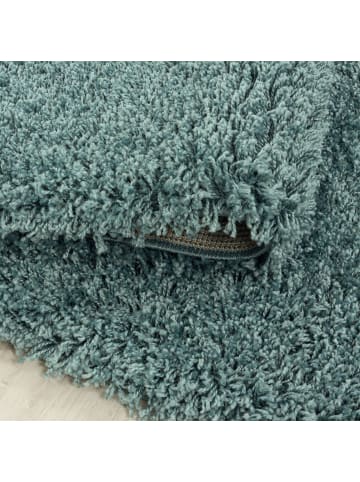 Teppich Boss Hochflor Teppich Sima Blau