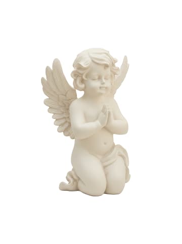 relaxdays Grabengel in Creme - (B)22,5 x (H)36 x (T)18 cm