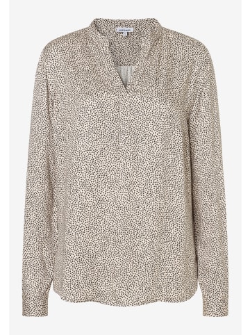 More & More Blusenshirt in beige schwarz