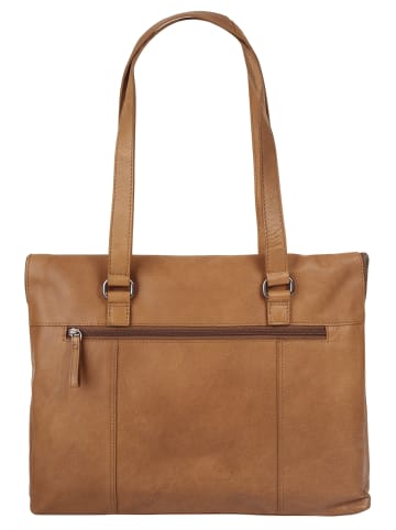 Sansibar Shopper echt Leder in cognac