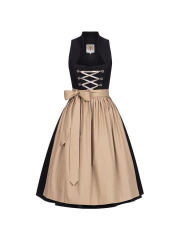 Apple of my Eye Midi Dirndl in Schwarz