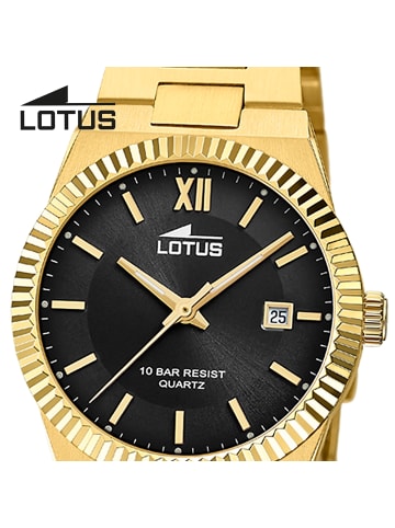 Lotus Chronograph-Armbanduhr Lotus Classic gold mittel (ca. 31,5mm)