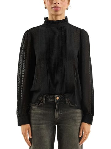 Q/S designed by Langarmbluse in Schwarz