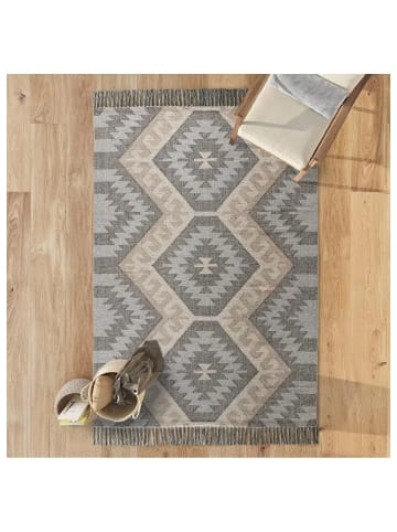 Atticgo Flachgewebe-Teppich CHANDIA in grau