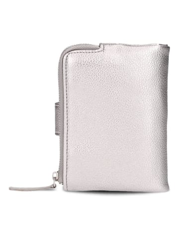 Zwei Mademoiselle Geldbörse 10 cm silver