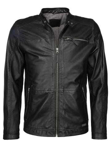 Mustang Lederjacke Stewart in schwarz