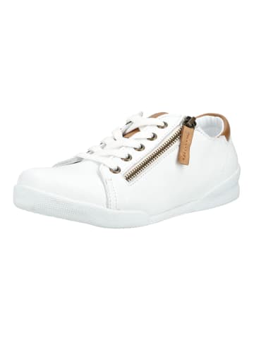 Andrea Conti Sneaker in Weiß/Braun