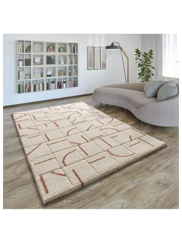 Atticgo Hochflor-Teppich BRENDA in weiß