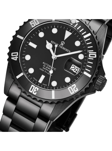 Revue Thommen Analoguhr für Herren in schwarz