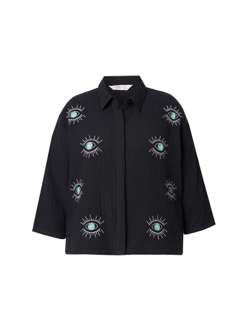 Angel of Style Hemdbluse in schwarz