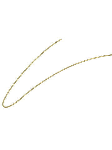 Adeliás Damen Halskette – Panzerkette aus 333 Gold 42 cm in gold