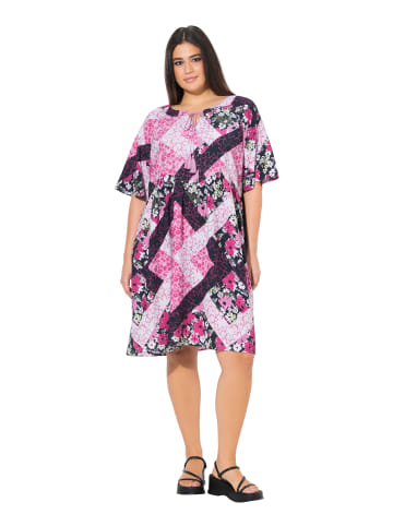 Ulla Popken Kleid in kräftiges pink