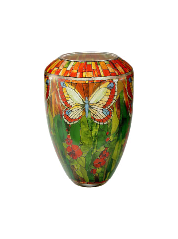 Goebel Vase " Louis Comfort Tiffany - Schmetterlinge " in Bunt